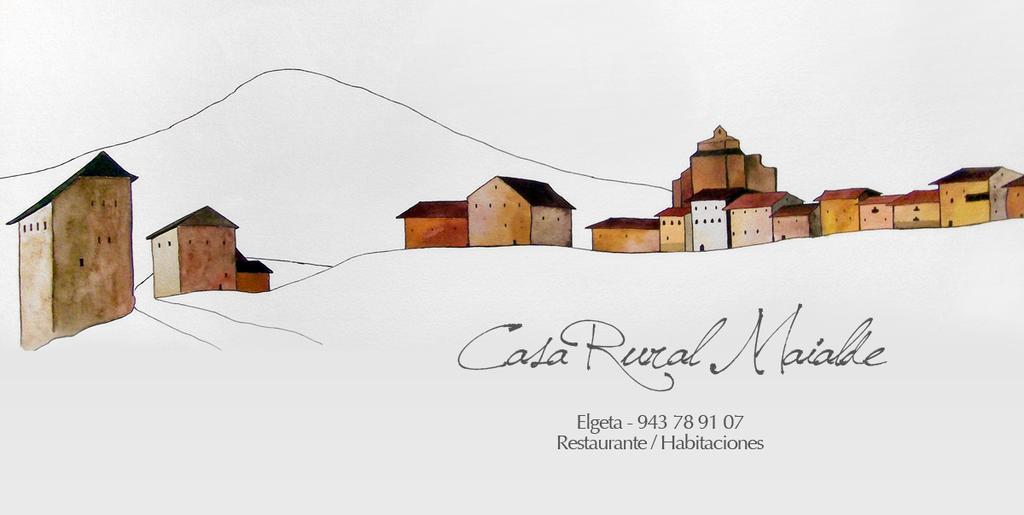 Casa Rural Maialde Elgeta Exterior photo